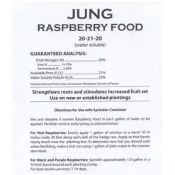 Jung Raspberry Jump-Start Fertilizer 20-21-20
