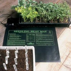 Seedling Heat Mat For 2 Flats 20 Inch X 20 Inch